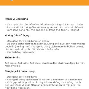 SMART TS- LÀM SẠCH ĐỒ DÙNG BẰNG SỨ- HCMT - Ảnh 3