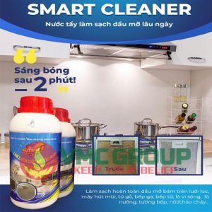 SMART CLEANER-TẨY DẦU MỠ BÁM LÂU NGÀY- HCMT - Ảnh 4