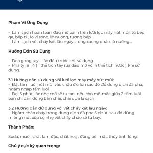 SMART CLEANER-TẨY DẦU MỠ BÁM LÂU NGÀY- HCMT - Ảnh 3