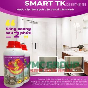 SMART TK- TẨY SẠCH CANXI VÁCH KÍNH TẮM- HCMT - Ảnh 3