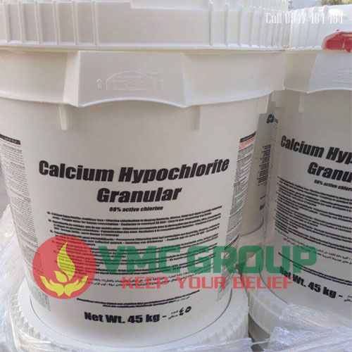 CALCIUM HYPOCHLORIDE GRANULAR – Ca(OCl)2 – CLORIN MỸ 70%